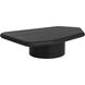 Detti 47.25 X 31 inch Matte Black Outdoor Coffee Table